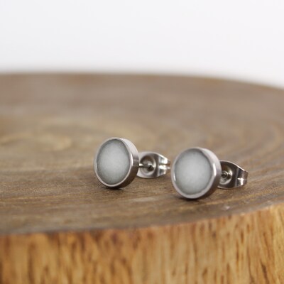 Selenite Earrings - Crown Chakra Earrings - Balance Jewelry - Chakra Jewelry - image1